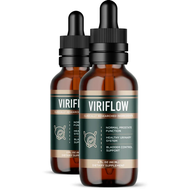 ViriFlow Men's Wellness Relief Supplement — 2 Bottle / 60 Day Pack