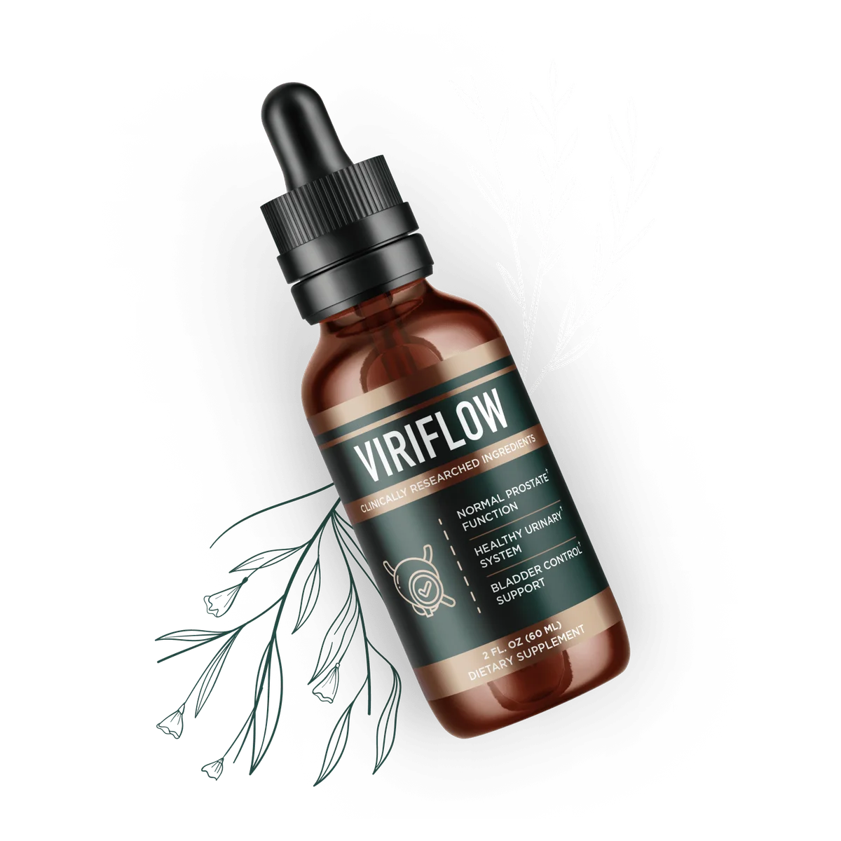 ViriFlow Men's Wellness Relief Supplement — Front Label